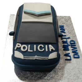 Tarta coche poli